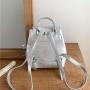 New product PU leather mini Backpack bag for women Fashion Customizable logo Small shoulder bag