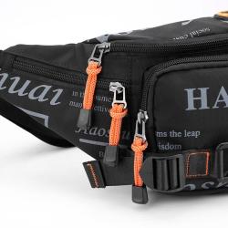New Outdoor Men's Fashion Waterproof Nylon Fabric Diagonal Straddle Men's Bag