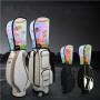 XL153 Universal Dazzle Transparent Colour Ball Cap New Version Unisex Golf Bag Cap Custom Logo Accepted Golf Travel Bag