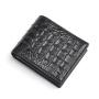 OEM ODM Customise Latest New Luxury Classic Durable Genuine  Crocodile Leather Man Bifold Short Wallets