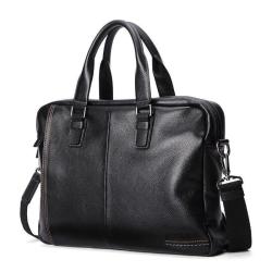 ZWY295 Daily Business Men Genuine Leather Briefcase New Fashion Vintage Soft Handbag Wholesale Waterproof Work Travel Laptop Bag