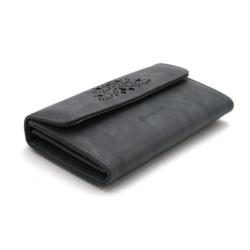 2024 Wholesale Hollow Out PU Money Bag Purse For Women Ladies Long Wallet