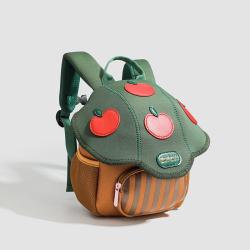 ZWY203 Wholesale Cartoon Mushroom Children Backpack Canvas Lightweight Compact Kids Shoulder Bag New Fashion Baby Travel Bag