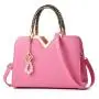 OEM836-1 New Women Crossbody Shoulder Bags PU Leather V-shaped Opening Design Women Handbags Ladies Tote Bag With Pearl Ring