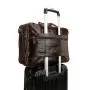 Big Men's Leather Travel Handbag Full Grain Cow Hide Shoulder Bag For Men