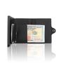 Factory Direct Mens Leather Smart Wallet RFID Card Holder Metal Aluminium Wallet for men