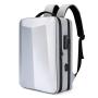 Custom Large Capacity Hard Shell Backpack ABS Waterproof USB Trendy Laptop Bag for Competition Features a Backshoulder Design
