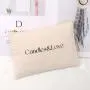 Custom Logo Printing Eco 8Oz Canvas Cosmetic Zipper Bag Travel Toiletry Cotton Canvas Makeup Pouch For Pencil