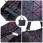 LOVEVOOK High Quality Reflective Shoulder Tote Bag Hot Sale Women Luminous Bag Geometric Ladies Bags Handbag Set