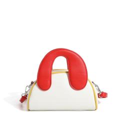 2024 French Niche Design Female Foreign Style Small Bag New Fashion Spring And Summer Leisure Color Contrast Hand Dumpling Bag