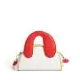 2024 French Niche Design Female Foreign Style Small Bag New Fashion Spring And Summer Leisure Color Contrast Hand Dumpling Bag
