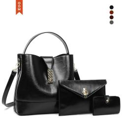 carteras para mujer 2024 New Ladies Hand Bags Retro 2 Pcs Set Purse And Handbags For Women