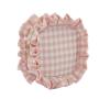 New Arrivals Factory Wholesale Top Quality Pink Personalized Gingham Toiletries Mini Cosmetic Bag Plaid Travel Pouch