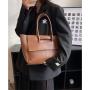 Wholesale Factory Trending Women Pu Leather Bucket Shoulder Bag Ladies Handbags Women'S Tote Bags