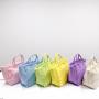 Hot Sale Stock 6 Colors Large Capacity Custom Designer Zipper Women's Shopping Thick Fringe Canvas Tote Bag