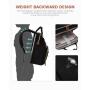 LOVEVOOK 14 15.6 17 Inch Student School Book Bags with USB Port Womens Fashion Casual Waterproof Laptop Backpack for Woman Girls