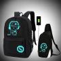 KBW589 Customized Backpack Hot New Fluorescent Student Shoulder Bag Fashion Schoolbag Oxford High Quality Travel Bag