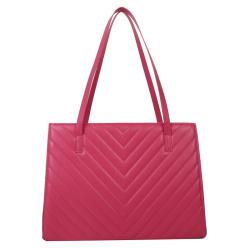 HR505 Women's New Fashion Bag Casual Simple Textured Embroidery Thread Tote Bag PU Leather Popular One Shoulder Underarm Bag