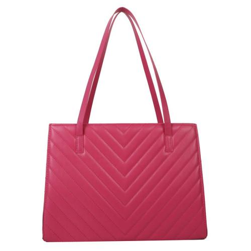 HR505 Women's New Fashion Bag Casual Simple Textured Embroidery Thread Tote Bag PU Leather Popular One Shoulder Underarm Bag