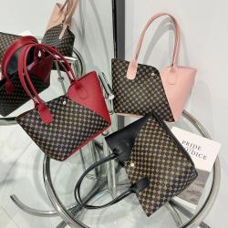 Women's Handbag 2023 Ladies Tote Bag Pu Leather Wholesale Small Fashionable and Versatile Hand Bag