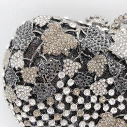 Diamond Clutch Bags Glitter Purse Crossbody Diamond Grape leaves diamond evening banquet bag