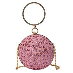 ZR538 New PopularTassel Dinner Clutch Bag Women's Luxury Handheld Banquet Bag Metal Dress Versatile Evening Party Circular Bag