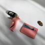 Luxury Leather Card Holder Keychain Custom RFID Leather Slim Card Holder Wallet with Key Holder Gift