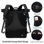Custom Rucksack Rolltop Eco-friendly Waterproof Backpack Stylish Anti Theft Scool Bag with USB College Laptop Rucksack Unisex