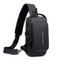 WTB028 New Fashion Chest Bag Men's Messenger Bag Waterproof PU Leather Shoulder Sling Bag Waterproof Custom Logo for Men