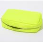 Many stock  New hot pink  nylon cosmetic bag small MOQ Factory can be customized Neon make up bag with Chenille letter patches