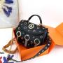 ladysky handbags for women tassel and rivet saddle bag for girls punk crossbody ladies bag quality chain shoulder bags 26cm