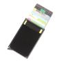 KHF29 2023 Men's PU Automatic Pop-up Card Holder with Aluminum Box RFID Metal European and American Style Card Case