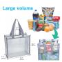 Gelory 2024 Large Reusable Mesh Grocery Beach Bags Heavy Duty Washable Large Grocery Shopping Bags Foldable Travel Gym