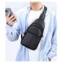 ZF147 Slanting Cross-body Bag Men Head Layer Cowhide Shoulder Chest Bag Simple Waterproof Wear-resistant Fashion Business