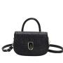 HR284 PU Small Square Bag for Women's New Niche Design Fashionable Handbag Versatile Trend Simple One Shoulder Crossbody Bag