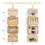 LOVEVOOK Wholesale Custom Personalized Quilted Zipper Makeup Bag Portable Large Capacity Wash Cosmetic Bags Travel Makeup Box