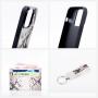 Ins Popular Real Genuine Snake Skin Leather Card Holder Key Ring Keychain Luxury Mobile Phone Case For Iphone 14 15 Pro Max Plus