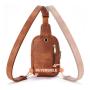 KBW687 Hot Selling Chest Bag Ladies PU Leather New Texture Diagonal Cross Shoulder Bag Simple Fashion Women Cell Phone Bag