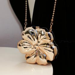 New Flower Mirror Electroplating Process Single Shoulder Bag