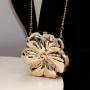 New Flower Mirror Electroplating Process Single Shoulder Bag