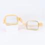 Keymay 5 Colors Women Fashion Custom Fanny pack Chest Bag Leather Clear Square Belt Bag Pvc Waterproof Waist Bag