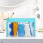 Wholesale Women Fashion Cheap Waterproof Clear Makeup Bag With Zipper Cosmetics Bag