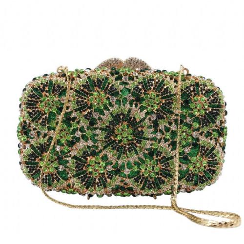 2024 Custom Crystal Evening Shoulder Bag For Women Luxury Rhinestone Clutch