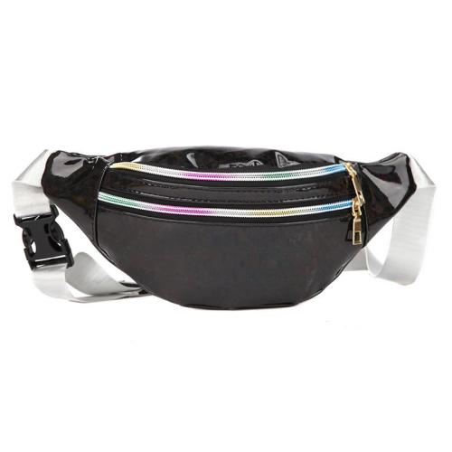 Cheap custom logo sequin colorful waist bags single shoulder crossbody fashion bag outdoor sport chest bag