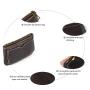 ZWY276 Men Lychee Print Genuine Leather Coin Purse Wholesale Multi-card Lightweight Card Case New Business Student Money Clip