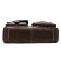 Men's Leather Business Handbag Full Grain Cow Hide Briefcase Bag For Men