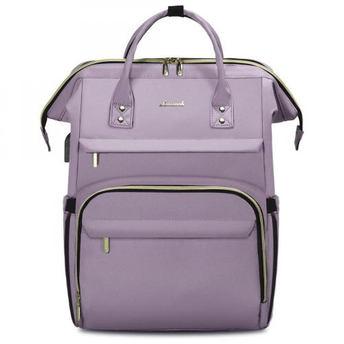 LOVEVOOK 2024 designer custom logo girls backpack with USB port travel  school 15.6 in laptop bag womens work business backpacks