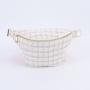 Keymay Wholesale Custom Fashion Checked Fanny Pack Shoulder Bag Plaid Waist Pack Crossbody Women's Chest Bags
