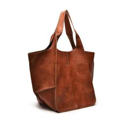 2024 Custom Hot Selling High Capacity Leather Tote Bag For Women Luxury Travel Weekend