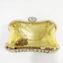 Chic Bean Shape Sparkly Rhinestone Tassels Crossbody Evening Bags Pearl Handbag And Purse For Women